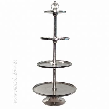 Etagere Antik-silber 120cm Hoch für Sektempfang oder Candy Bar, Vermietung