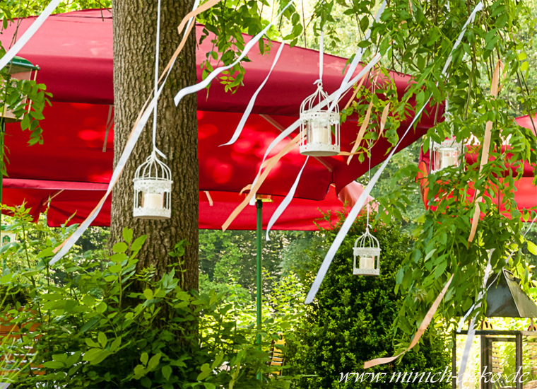 Freie Trauung Aussendeko Hochzeitsdekoration